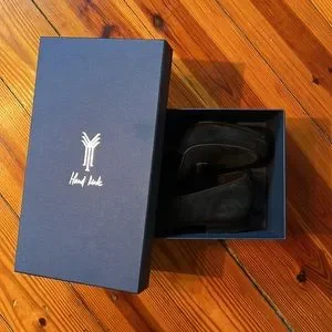 Yanko | Shoes | Yanko Handmade Belgian Loafers Black Size Us  display picture 1
